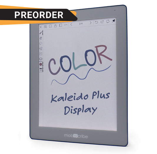 MobiScribe WAVE - Color Kaleido 3 | 7.8" 64GB Waterproof E-Reader + Cover